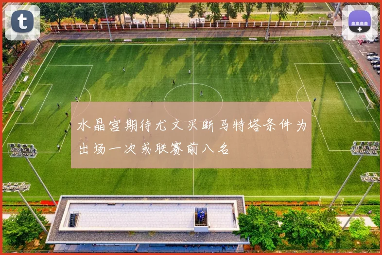 水晶宫期待尤文买断马特塔条件为出场一次或联赛前八名